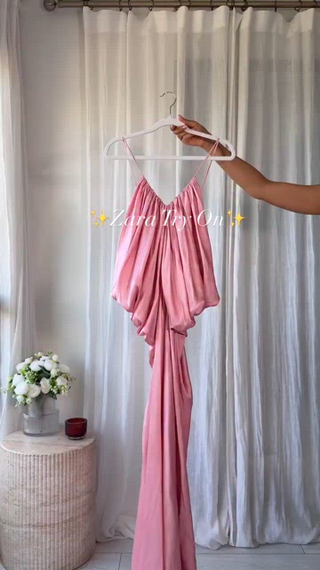 asos pink satin dress Asos Edition Satin Square Neck Maxi Dress With Side Split In Dusky Rose