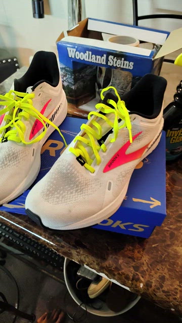 Brooks | Shoes | Brooks Kids Sneakers White With Neon Yellow 