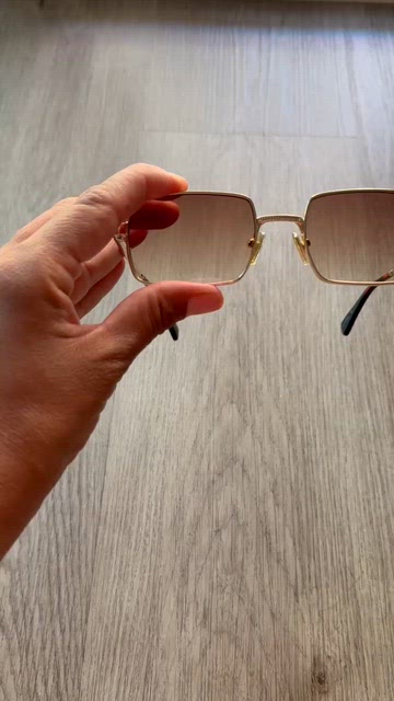 quay australia DND pink & brown small narrow metal rectangle 90\'s sunglasses NEW QUAY Women main image 4