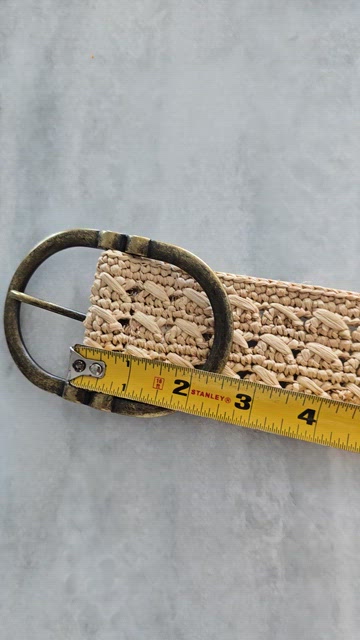 Sezane | Accessories | Sezane 0 Rafia Woven Belt | Poshmark display picture 1