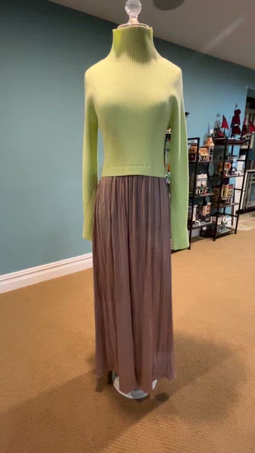v neck dress long sleeves Vera Short Party Dress with Long Sleeves main image 1