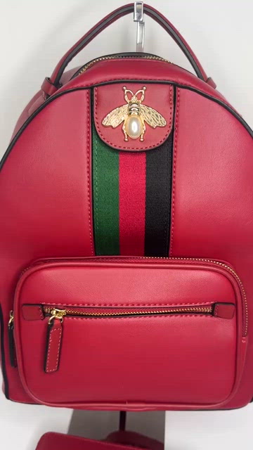 Diophy | Bags | Boutique Red Backpack With Wallet 5 X 1 X 5  display picture 2