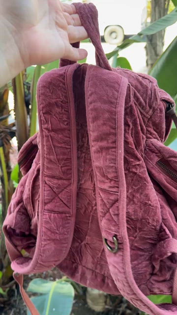 Free People | Bags | Free People Malta Velvet Backpack Sepia  display picture 2