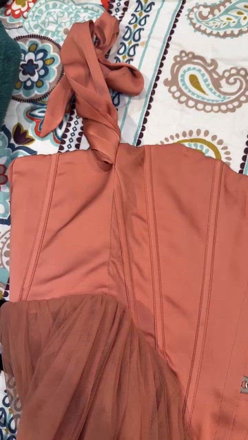 off shoulder tulle skirt mini dress in terracotta Off Shoulder Tulle Skirt Mini Dress in