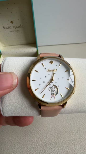 Kate Spade Metro Grand Gold and Pink Watch with Cheers Kate Spade Hybrid Smartwatch preview: Fashion and tech in  main image 4