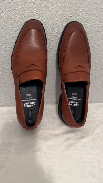 Johnston & Murphy Men\'s XC4 Maddox Penny Tan Leather Loafers s-l400.jpg main image 2