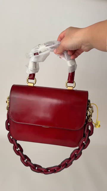 Bags | Coach Rogue Top Handle Bag In Ruby Red Spazzolato Leather