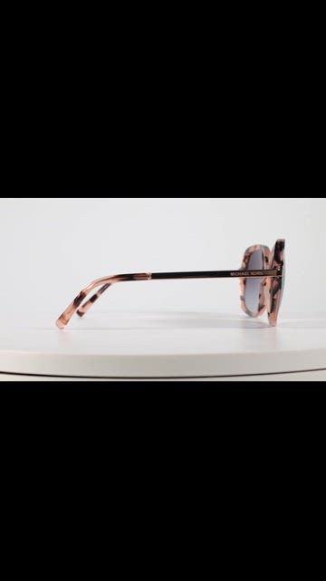 Michael Kors ADRIANNA II Oval Women\'s Sunglasses - Havana Gold / Grey - NWT Michael Kors ADRIANNA II Oval Women main image 4