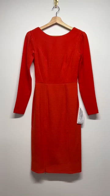 dress the population poppy Dress the Population Nadia Dress - Orange