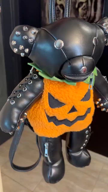 ??DOLLS KILL ADORABLE Jack O’ Tormented Teddy Backpack?? NWT Trickz N main image 4