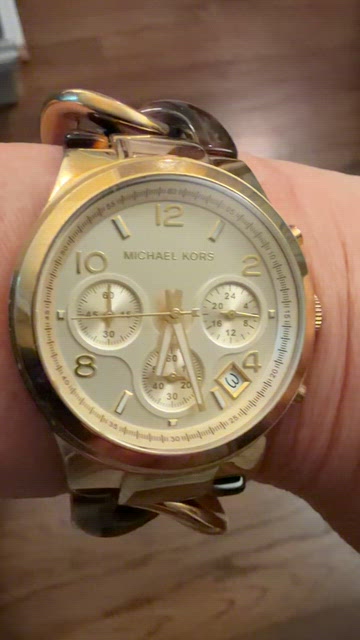 Michael Kors | Accessories | Michael Kors Gold And Cream  display picture 1