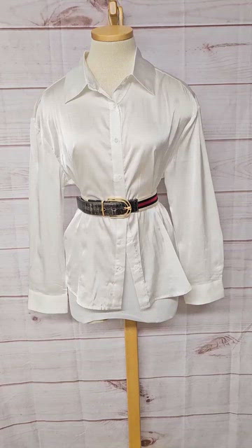 Gucci | Accessories | Gucci Nylon And Leather Belt In Cream  display picture 2