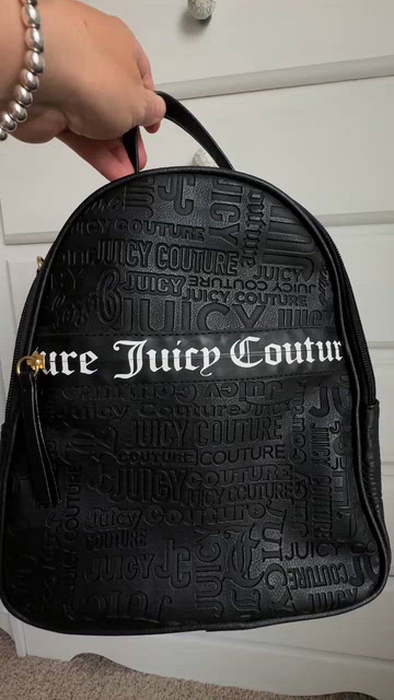 Juicy Couture | Bags | Juicy Couture Black Embossed Logo  display picture 3